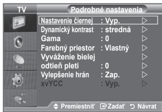 SAMSUNG LE40A552P3R - Môžete si vybrat' najvhodnejší farebný odtieň pre váš zrak. - 2