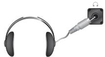SAMSUNG LE40A552P3R - Conexión de auriculares (se vende por separado) - 1