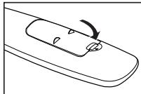 SAMSUNG LE40A552P3R - Installing Batteries in the Remote Control - 3
