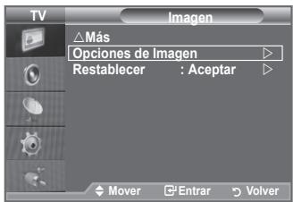 SAMSUNG LE40A552P3R - Configuración de las Opciones de la imagen - 1
