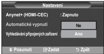 SAMSUNG LE40A552P3R - Automatické vypnutí zařízení Anynet+ po vypnutí televizoru - 1