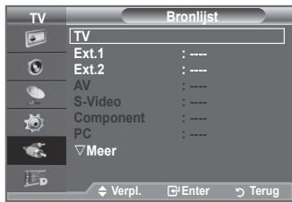 SAMSUNG LE40A552P3R - U kunt een keuze maken uit externe bronnen die op de ingangen van de TV zijn aangesloten. - 2