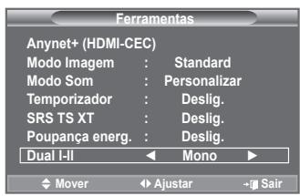 SAMSUNG LE40A552P3R - Seleccionar o modo de som - 1