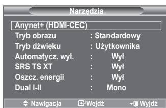SAMSUNG LE40A552P3R - Korzystanie z przycisku TOOLS - 1