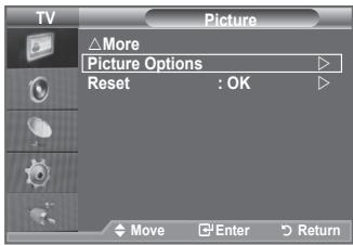 SAMSUNG LE40A552P3R - Configuring Picture Option - 1