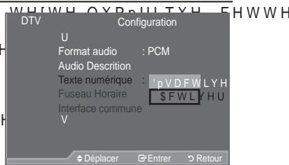 SAMSUNG LE40A557P2F - Selection du texte numérique (Royaume-Uni uniquement) - 1