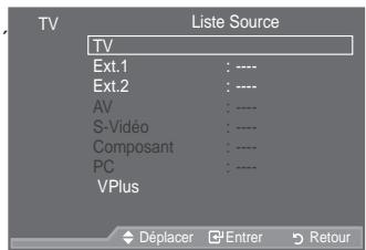 SAMSUNG LE40A557P2F - Selection de la source - 2