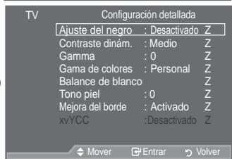SAMSUNG LE40A557P2F - &RQ;JXUDFLyQ GHWDOODGD GH ORV YDORUH - 2