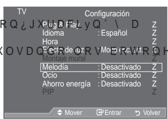 SAMSUNG LE40A557P2F - Elección del idioma - 5