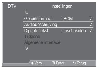 SAMSUNG LE40A557P2F - De geluidsbeschrijving selecteren - 1