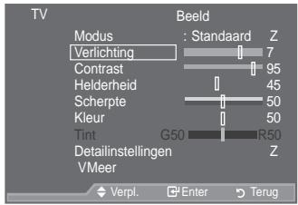 SAMSUNG LE40A557P2F - Aangepast beeld instellen - 1