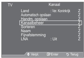 SAMSUNG LE40A557P2F - Kanalen toevoegen of vergrendelen - 1