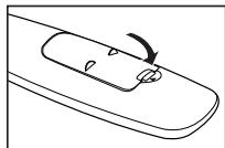 SAMSUNG LE40A557P2F - Batterien in die Fernbedienung einsetzen - 3