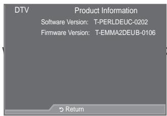 SAMSUNG LE40A557P2F - Viewing Product Information - 1