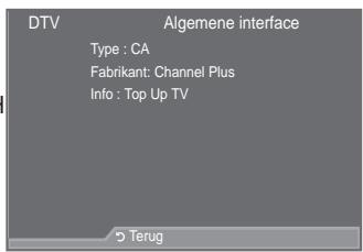 SAMSUNG LE40A557P2F - Algemene interface weergeven - 1