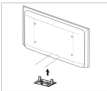 SAMSUNG LE40A557P2F - Anbringen der Wandhalterung - 1