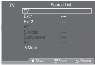 SAMSUNG LE40A557P2F - Selecting the Source - 2