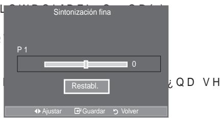 SAMSUNG LE40A557P2F - Sintonización precisa de la Reception de canales - 2
