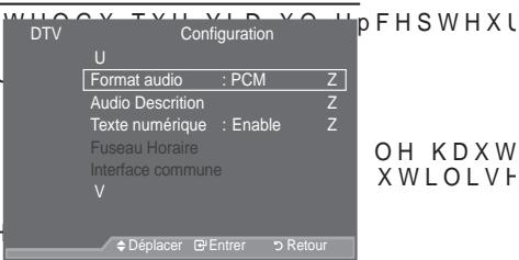 SAMSUNG LE40A557P2F - Selection du format sonore - 1