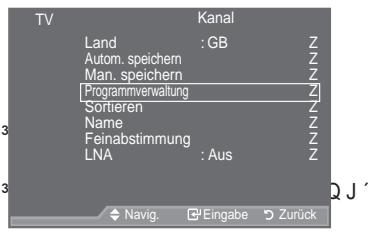 SAMSUNG LE40A557P2F - Sender hinzufugen/sperren - 1