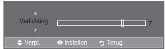 SAMSUNG LE40A557P2F - Aangepast beeld instellen - 2