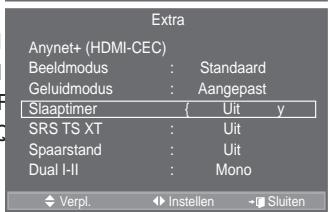 SAMSUNG LE40A557P2F - De slaaptimer instellen - 1