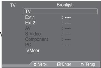 SAMSUNG LE40A557P2F - De bron selecteren - 2