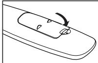 SAMSUNG LE40A557P2F - Installing Batteries in the Remote Control - 3