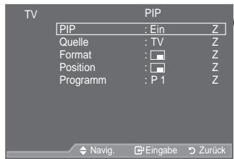 SAMSUNG LE40A557P2F - Bild-in-Bild-Funktion (PIP) verwenden - 2