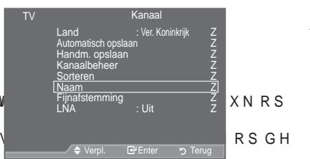 SAMSUNG LE40A557P2F - Kanaalnamen vastleggen - 1