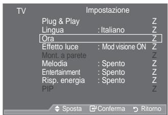 SAMSUNG LE40A557P2F - Impostazione del timer di spegnimento - 1