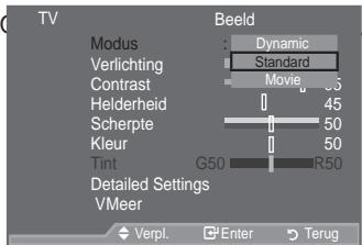 SAMSUNG LE40A557P2F - De beeldstandaard wijzigen - 2