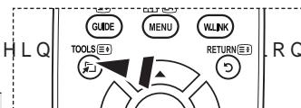 SAMSUNG LE40A557P2F - Verwendend der Taste TOOLS - 2