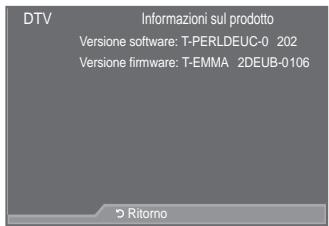 SAMSUNG LE40A557P2F - Visualizzazione delle informazioni sul prodotto - 1