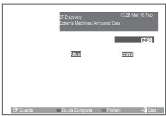 SAMSUNG LE40A557P2F - Visualizzazione delle informazioni EPG - 1