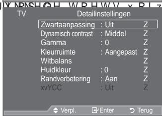 SAMSUNG LE40A557P2F - Aangepast beeld instellen - 4