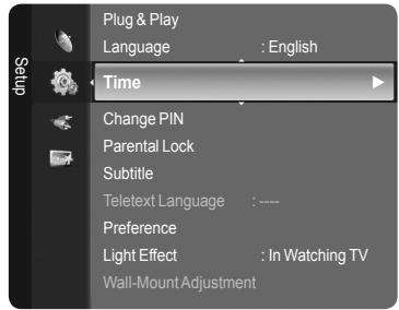 SAMSUNG LE40A568P3M - Setting the Sleep Timer - 1