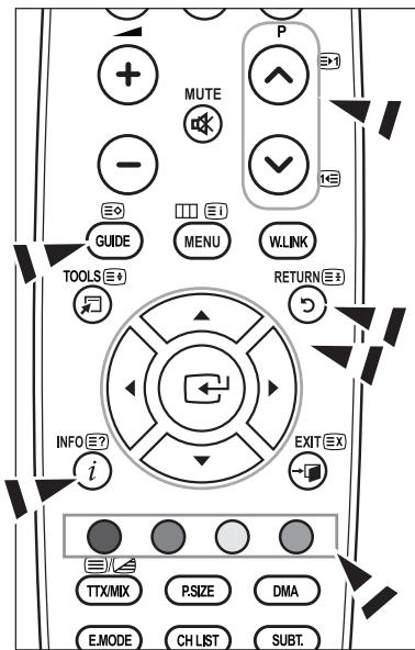 SAMSUNG LE40A568P3M - Viewing the EPG (Electronic Programme Guide) Information - 5