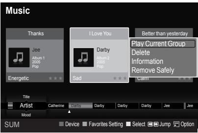 SAMSUNG LE40A568P3M - Changing the Mood information - 1