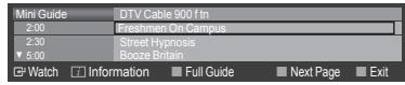 SAMSUNG LE40A568P3M - Viewing the EPG (Electronic Programme Guide) Information - 4