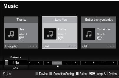 SAMSUNG LE40A568P3M - Playing a music file - 1