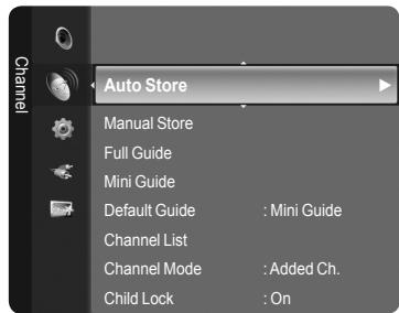 SAMSUNG LE40A568P3M - Storing Channels Automatically - 1