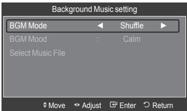 SAMSUNG LE40A568P3M - Background Music Setting - 2