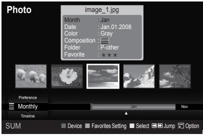 SAMSUNG LE40A568P3M - Sorting Photo List - 2