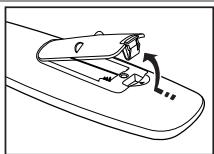 SAMSUNG LE40A568P3M - Installing Batteries in the Remote Control - 1