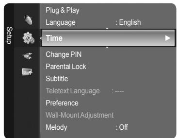 SAMSUNG LE40A626 - Setting the Sleep Timer - 1