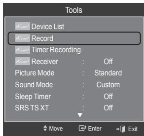SAMSUNG LE40A626 - When the recording device is not displayed - 1