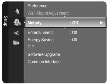 SAMSUNG LE40A626 - Selecting a Preference Language - 2