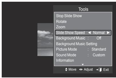 SAMSUNG LE40A626 - Slide Show Speed - 1