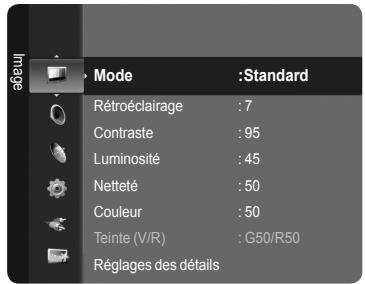 SAMSUNG LE40A626 - Activation des paramètres détaillés - 1